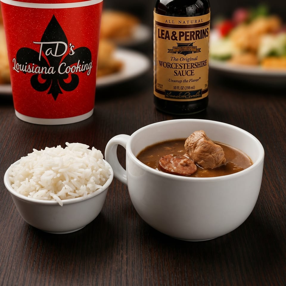 Chicken & Sausage Gumbo.
