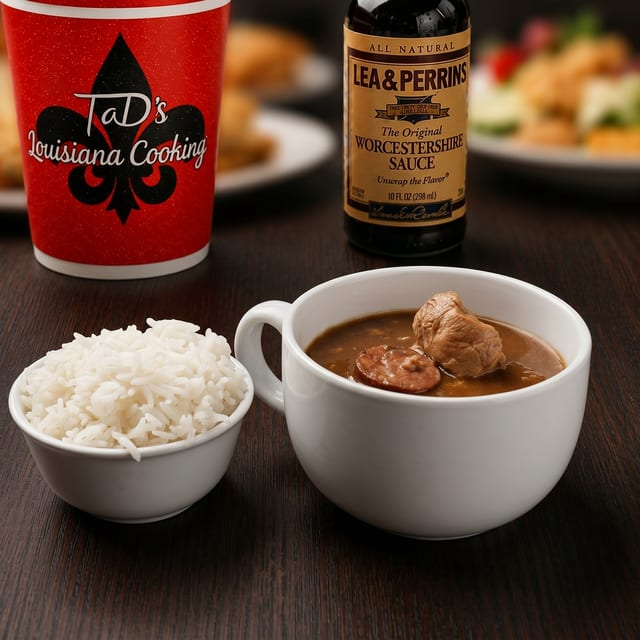 Chicken & Sausage Gumbo.