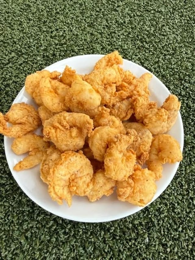 Kids Popcorn Shrimp & Fries.