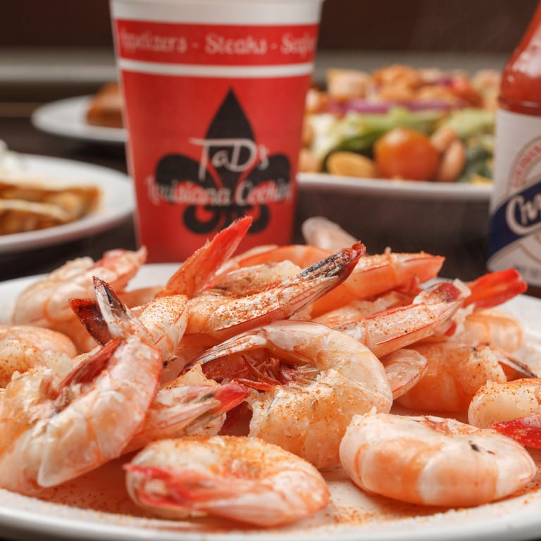 Savor our shrimp specialties